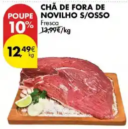 Pingo Doce Chã de fora de novilho s/osso promoção