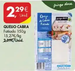Pingo Doce Queijo de cabra fatiado pingo doce promoção