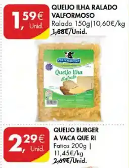 Pingo Doce Queijo ilha ralado valformoso promoção