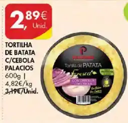 Pingo Doce Tortilla de patata fresca c/cebola palacios promoção