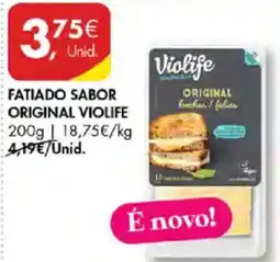 Pingo Doce Fatiado sabor original violife promoção