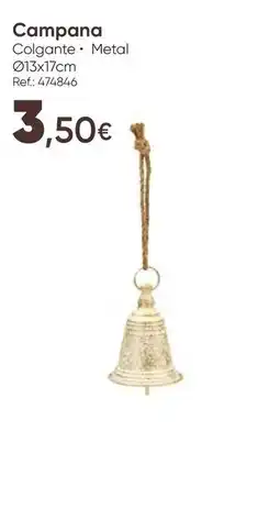Hôma Campana colgante promoção