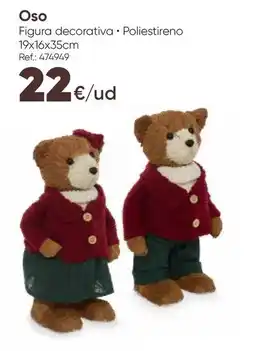 Hôma Oso figura decorativa poliestireno promoção