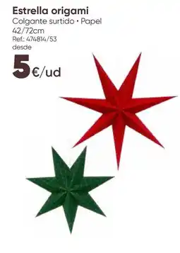 Hôma Estrella origami promoção