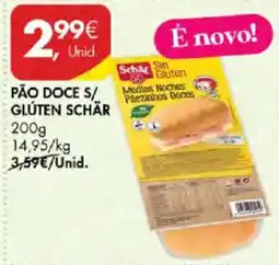 Pingo Doce Pão doce s/glúten schär promoção