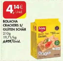 Pingo Doce Bolacha crackers s/ glúten schär promoção