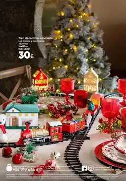 Hôma Tren decorativo navideño promoção