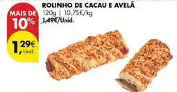 Pingo Doce rolinho de cacau e avelã promoção