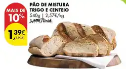 Pingo Doce Pão de mistura trigo e centeio promoção