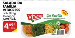 Pingo Doce salada da família vitacress promoção