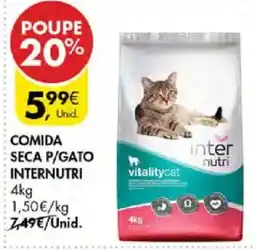 Pingo Doce comida seca p/gato internutri promoção