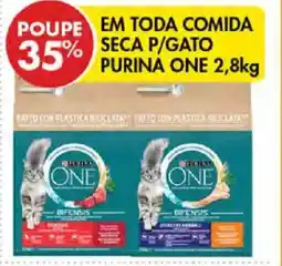 Pingo Doce Em toda comida seca P/gato purina one promoção