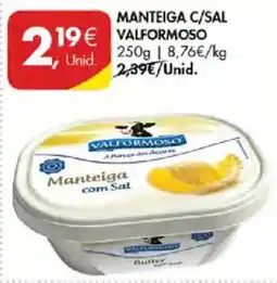 Pingo Doce Manteiga com sal valformoso promoção