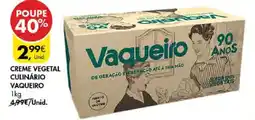 Pingo Doce Creme vegetal culinário vaqueiro promoção