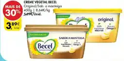 Pingo Doce Creme vegetal becel sabor a manteiga promoção