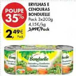 Pingo Doce Ervilhas e cenouras bonduelle promoção
