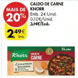 Pingo Doce Knorr caldo de carne promoção