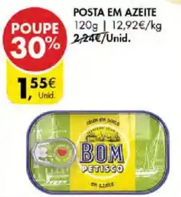 Pingo Doce Bom petisco em azeite promoção