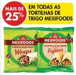 Pingo Doce Mexifoods tortilhas de trigo wraps promoção