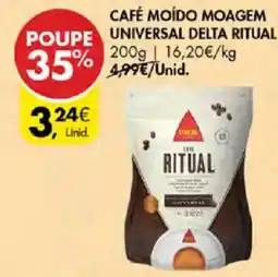 Pingo Doce Café moído moagem universal delta ritual promoção