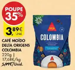 Pingo Doce Café moído delta origens colombia promoção