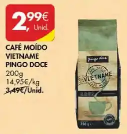 Pingo Doce Café moído vietname pingo doce promoção