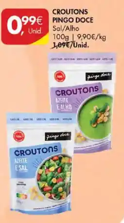 Pingo Doce Croutons pingo doce sal/alho promoção