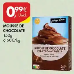 Pingo Doce Mousse de chocolate pingo doce promoção