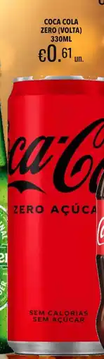 Central Cash Coca cola zero açúca promoção