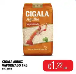 Central Cash Cigala arroz vaporizado promoção