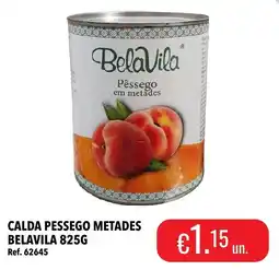 Central Cash Calda pessego metades belavila promoção
