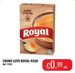 Central Cash Creme leite royal promoção