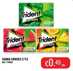 Central Cash trident senses promoção
