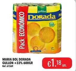 Central Cash Maria bol dorada gullon promoção