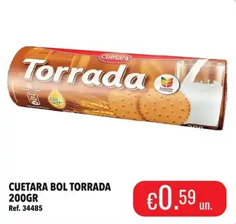 Cuetara bol torrada