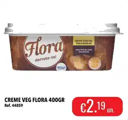 Central Cash Creme veg flora promoção