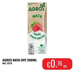 Central Cash Agros nata uht promoção