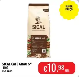 Central Cash Sical cafe grao promoção