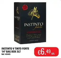 Central Cash instinto v tinto forte promoção