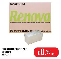 Central Cash Guardanapo zig zag renova promoção