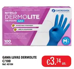 Central Cash Gama luvas dermolite promoção