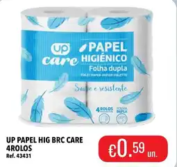 Central Cash Up care papel higiénico folha dupla promoção