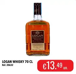 Central Cash Logan whisky promoção