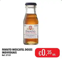 Central Cash Favaíto moscatel doses individuais promoção