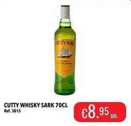 Central Cash Cutty Whisky Sark promoção