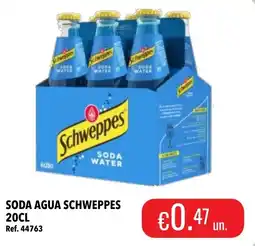 Central Cash Soda agua schweppes promoção