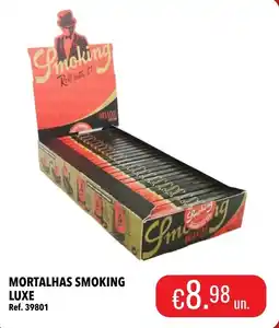 Central Cash Mortalhas smoking luxe promoção