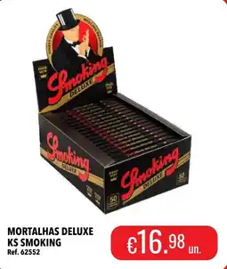 Central Cash Mortalhas deluxe ks smoking promoção