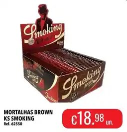 Central Cash Mortalhas brown ks smoking promoção
