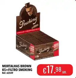 Central Cash Mortalhas brown smoking promoção